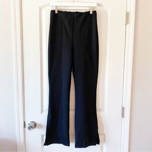 HOUSE OF HARLOW Black Side Split Trousers Pants